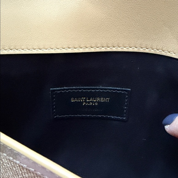 Yves Saint Laurent Tan Clutch - Picture 4 of 4